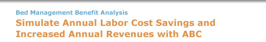 Benefit Analysis - Simulate Annual Labor Cost Savings and Increased Annual Revenues with ABC